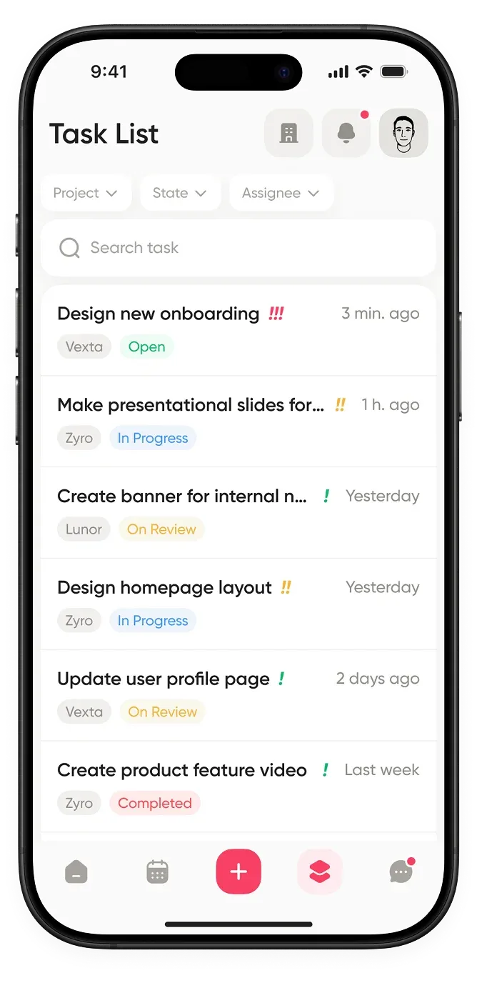 Orgo app screenshot