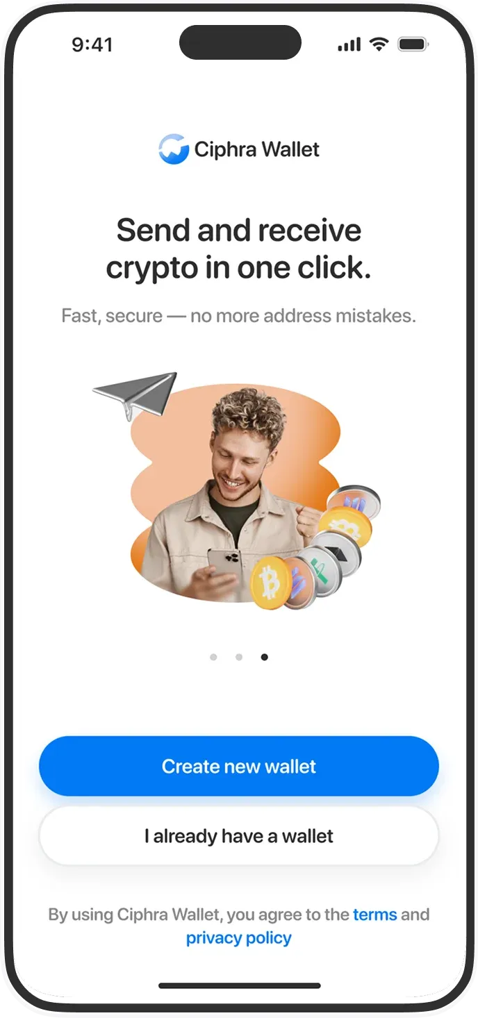 Ciphra app screenshot