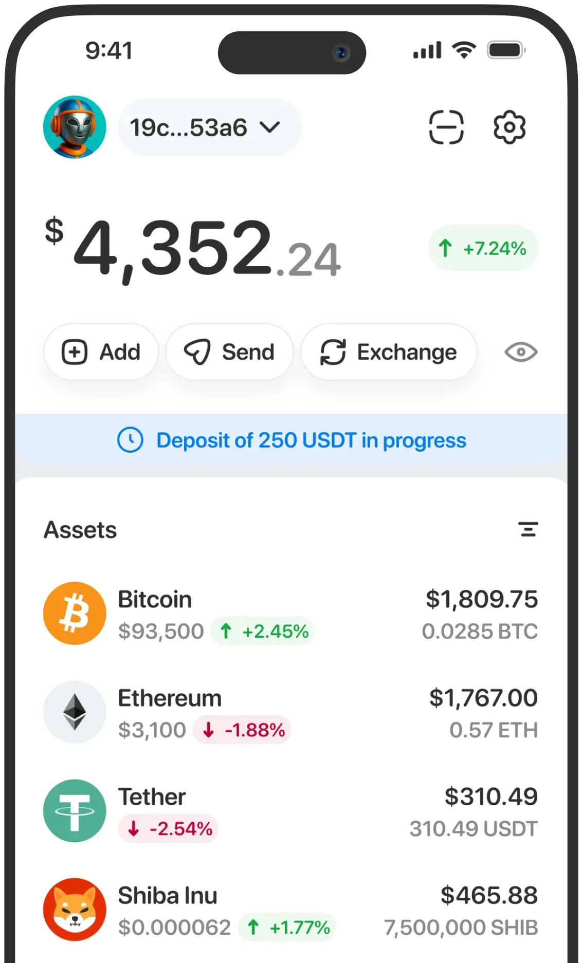Ciphra app screenshot