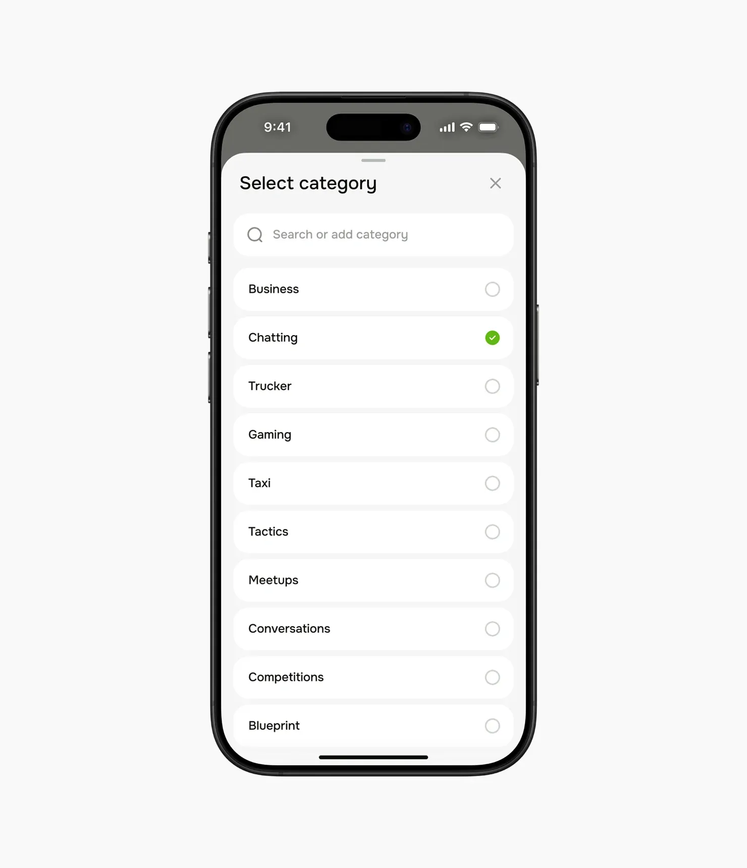 MDI app screenshot