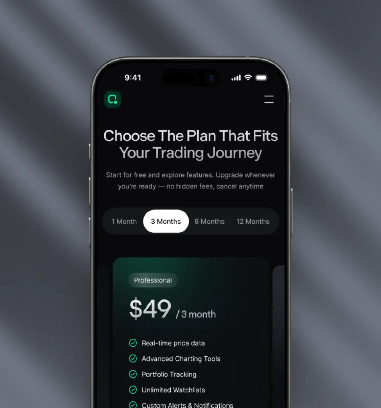 Quantix app screenshot