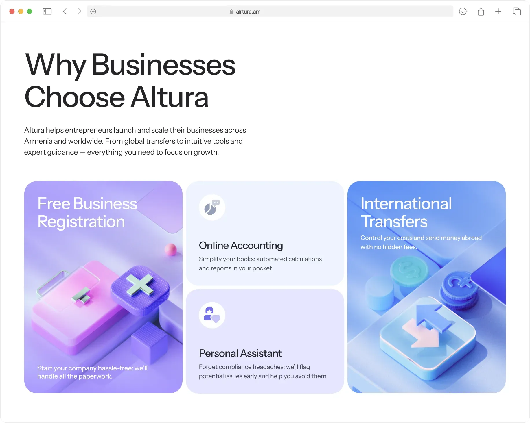 Altura app screenshot