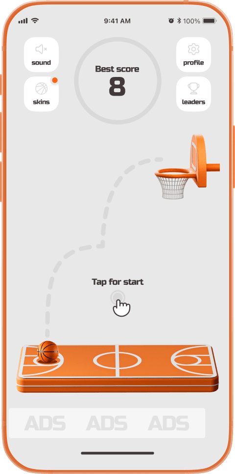 Dunk Tapper game interface dark theme